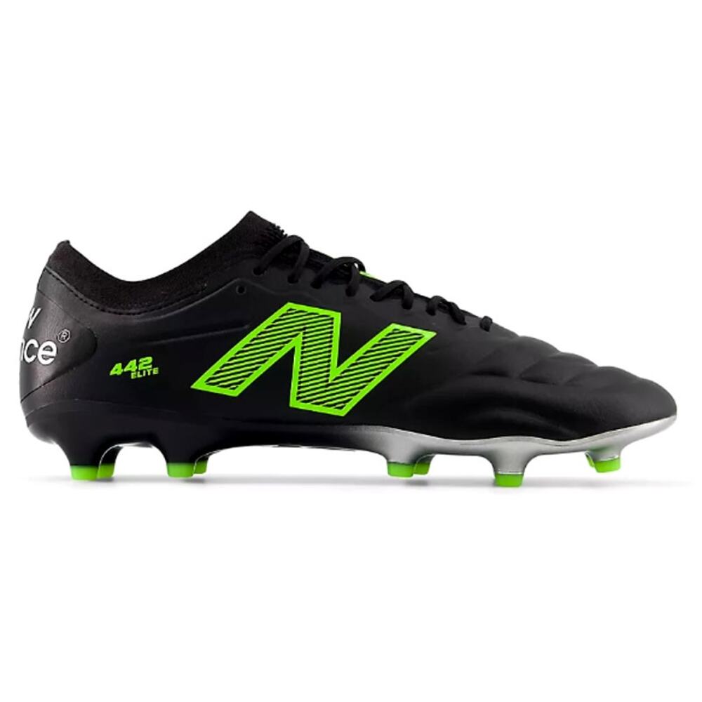 New Balance 442 ELITE FG V2 Football Boots Black Pixel Green Size M's 6.5/ W's 8